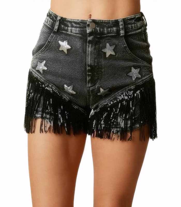 Boho Fringe Shorts
