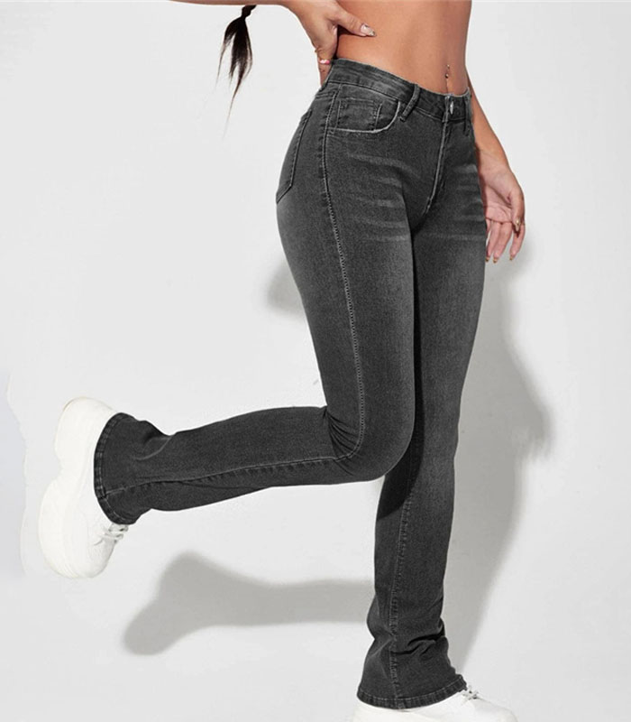 customized black jeans