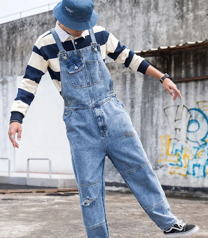 jumpsuit denim vaquero straple
