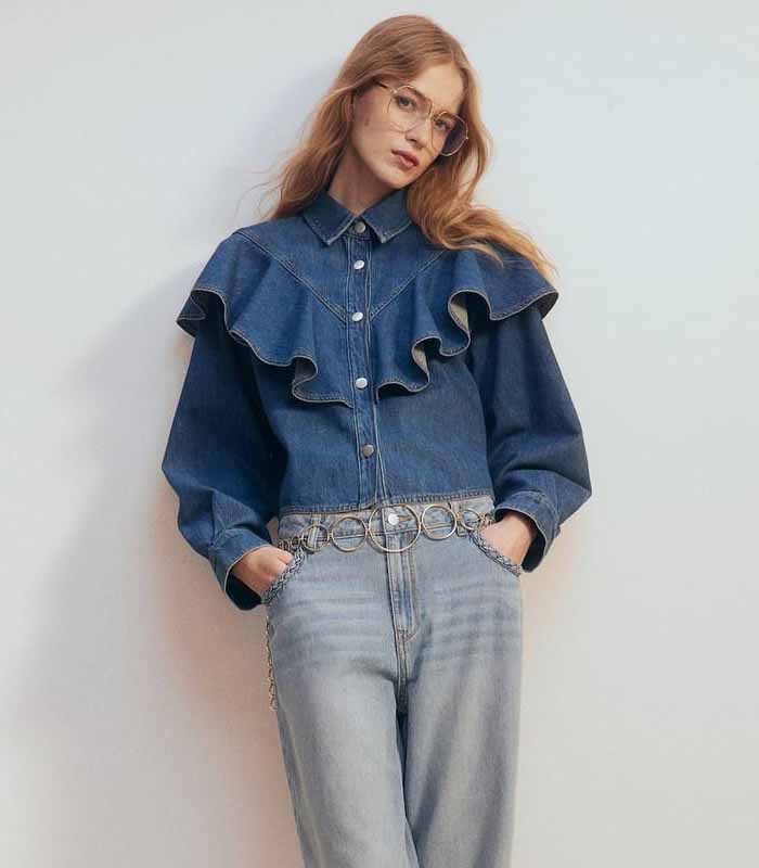 Flower Bud Design women's jacket