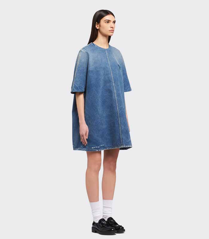 Classic Denim Shift Dress