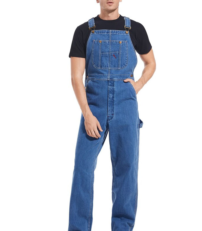 men's denim overalls