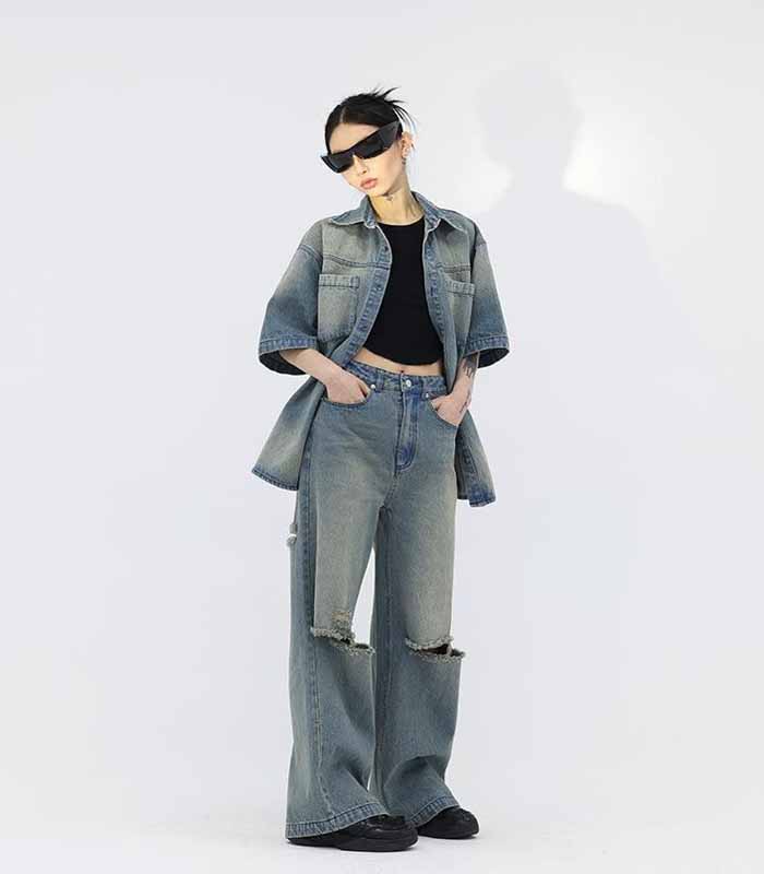 Women's High-Quality Fashion Denim Set