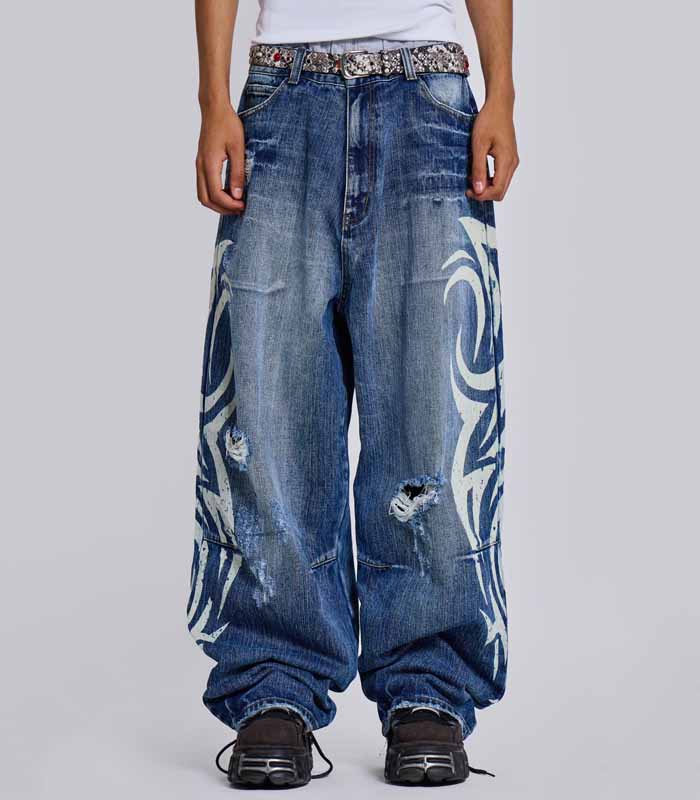 Street art jeans