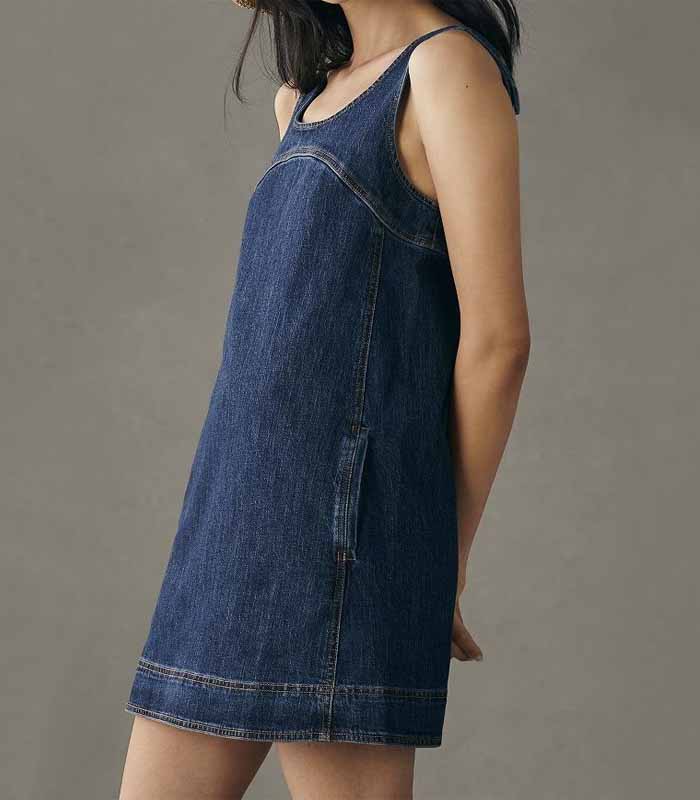 Dark Wash Denim Dress