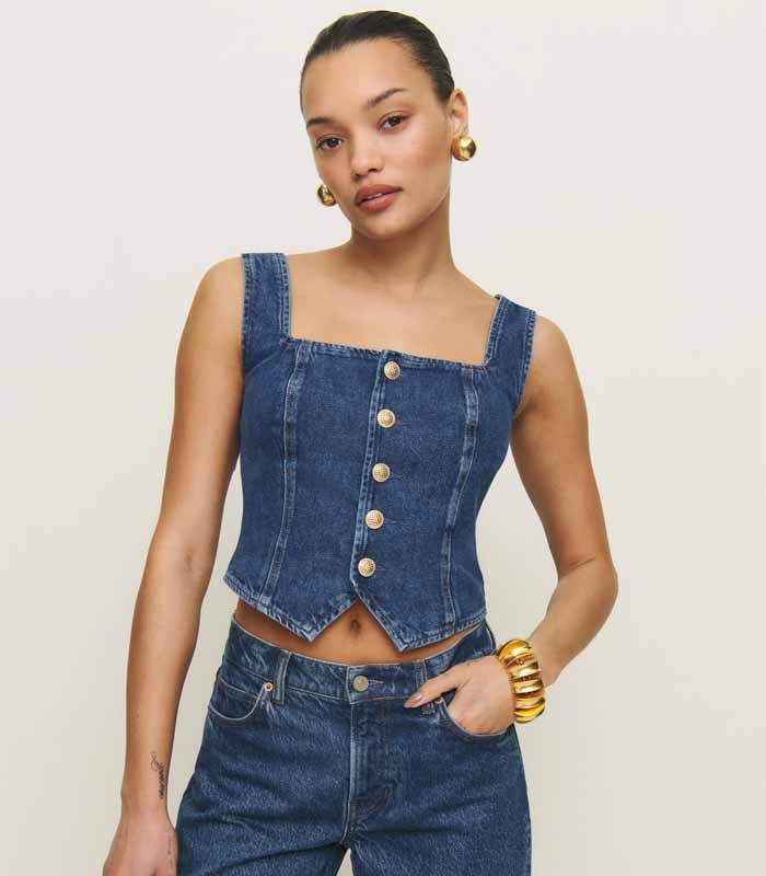 Bo Denim Top