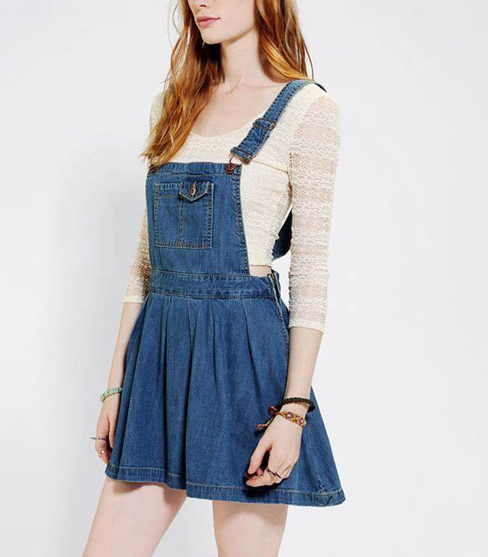 overall jeans jumpsuit denim women skirt