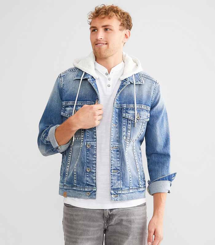 Men’s Classic Blue Washed Denim Jacket