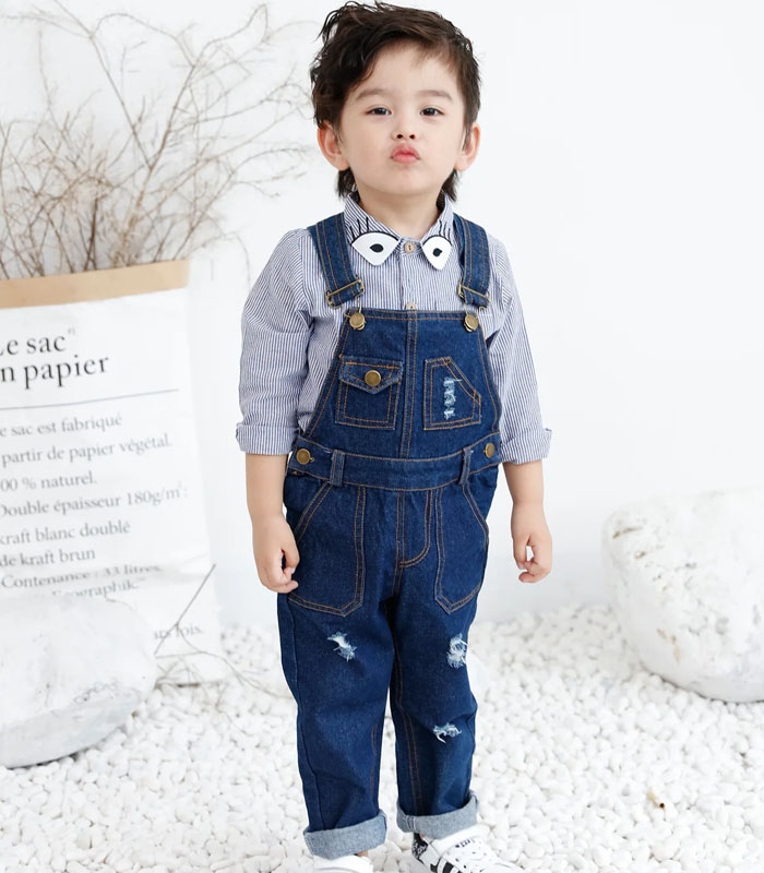 boys denim jumpsuit