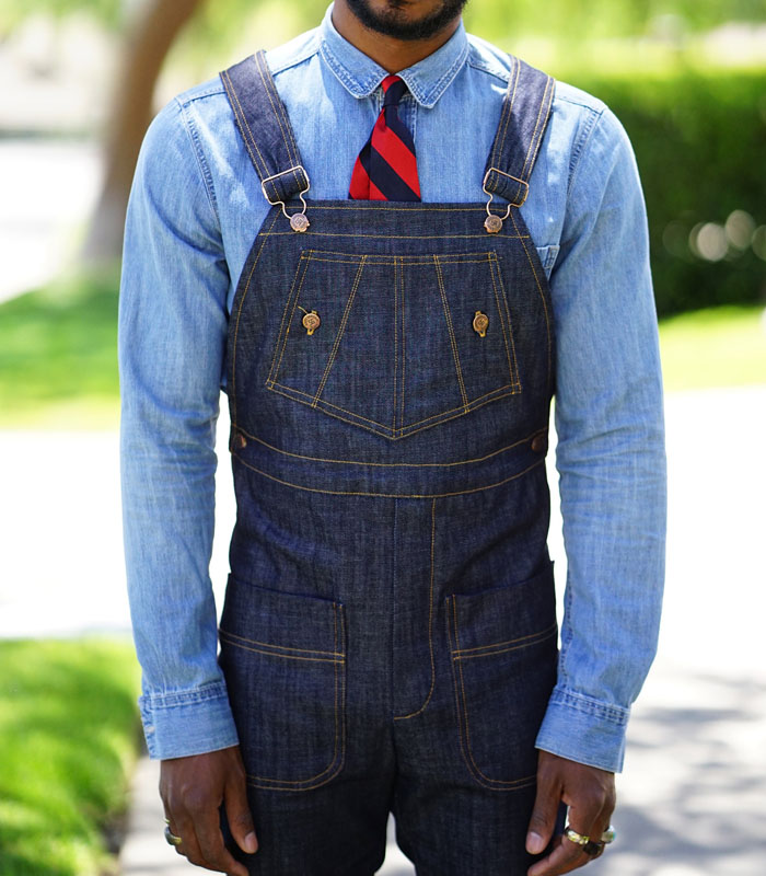 Simplicity Pattern Blue Denim Overalls