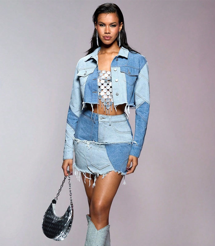 Women's Spring Patchwork Denim Jacket