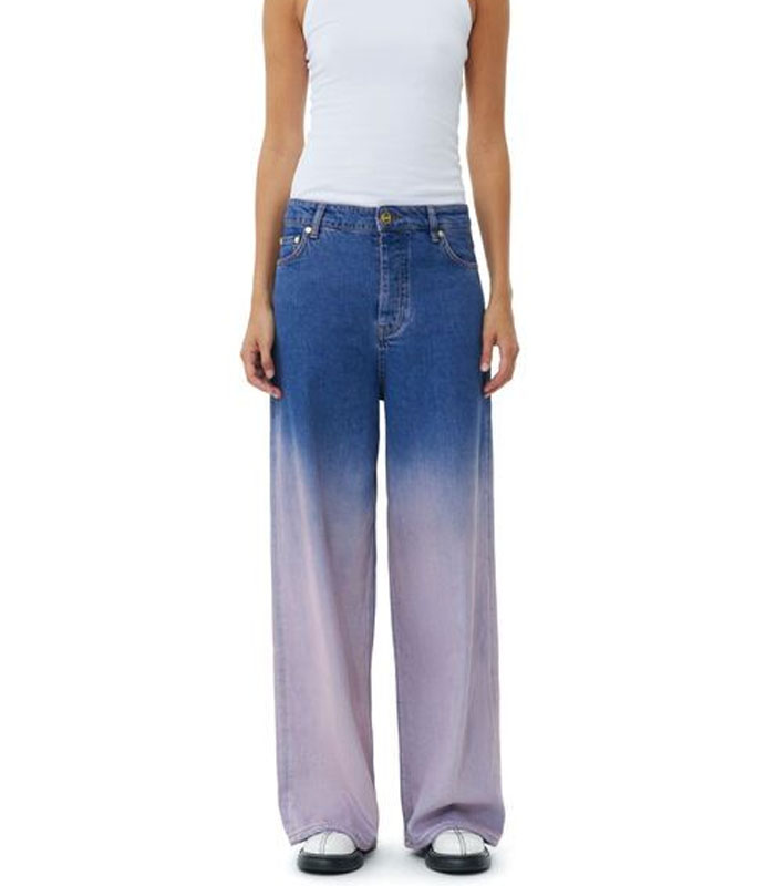 Purple Bleach Future Denim straight-leg jeans in Bleach