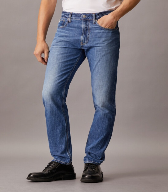 men's butterfly print denim jeans pants